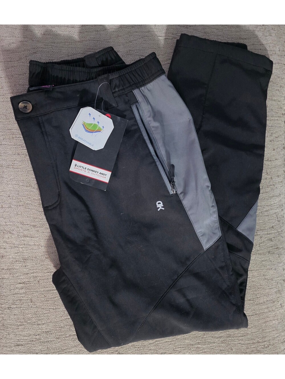 Little Donkey Andy Women's XL Fleece Lined Pants Cold Weather Hiking Sports NWT